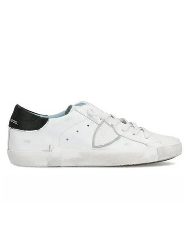 PRSX Leather Low Top Sneakers White - PHILIPPE MODEL - BALAAN 1