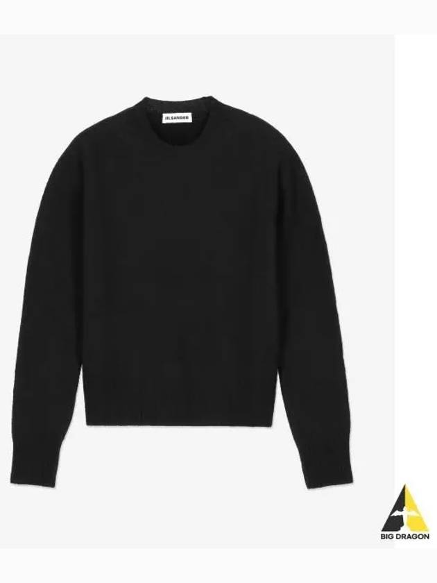 Wool Knit Top Black - JIL SANDER - BALAAN 2