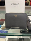 Zipper card wallet half gray women - CELINE - BALAAN 1