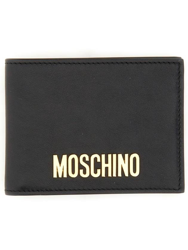 Willet Logo Bicycle Wallet Black - MOSCHINO - BALAAN 2