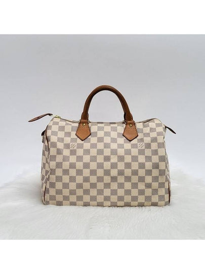 Louis Vuitton Damier Azur Speedy Bandouli re 30 Tote Bag N41373 - LOUIS VUITTON - BALAAN 2