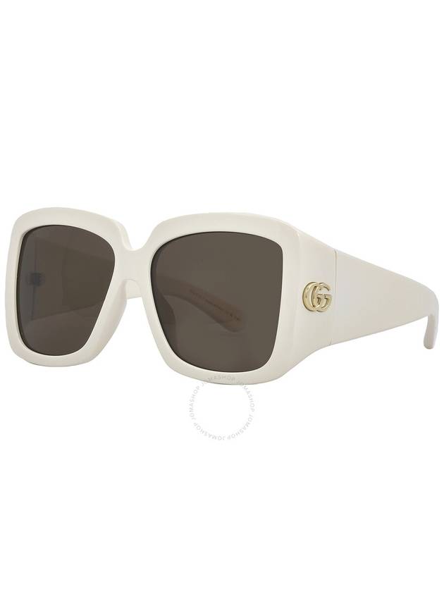 Gucci Brown Square Ladies Sunglasses GG1402SA 004 55 - GUCCI - BALAAN 3