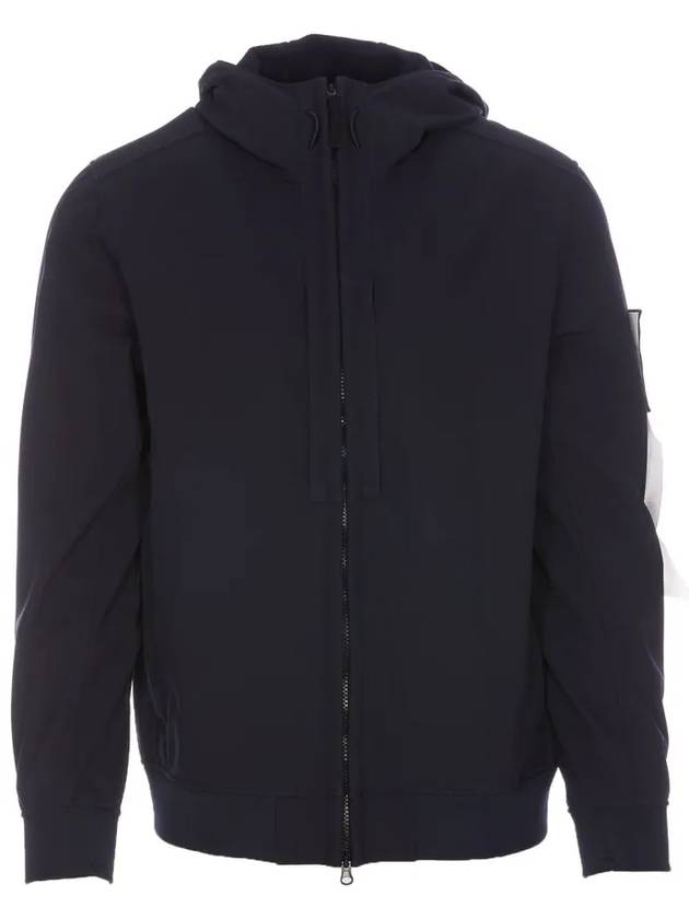 Soft Shell RE Dye Technology Hooded Jacket Navy - STONE ISLAND - BALAAN 2