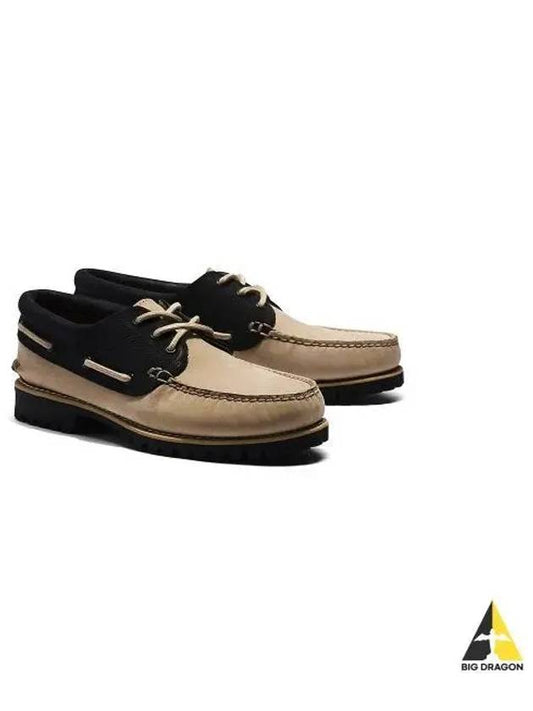 Men s Authentic 3 Eye Boat Shoes Light Brown TB0A5RH8DH41 - TIMBERLAND - BALAAN 1