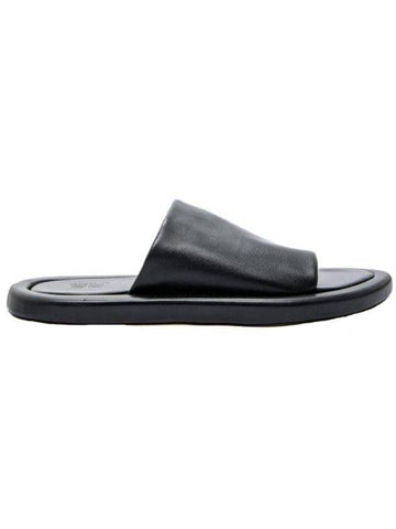 Easy Leather Slippers Black - BALENCIAGA - BALAAN 1