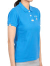 Women’s Icon Short Sleeve PK Shirt Sky Blue - HORN GARMENT - BALAAN 4