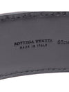 Men's Intrecciato Weaving Leather Belt Black - BOTTEGA VENETA - BALAAN 5