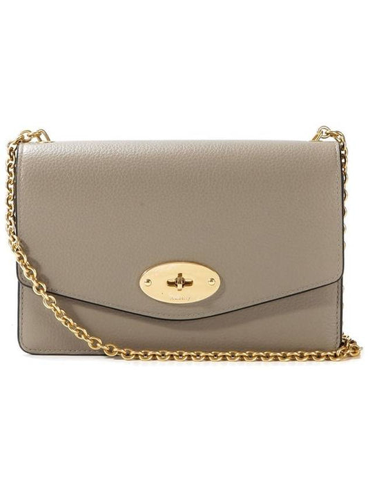 Darley Small Classic Chain Shoulder Bag Grey - MULBERRY - BALAAN 2