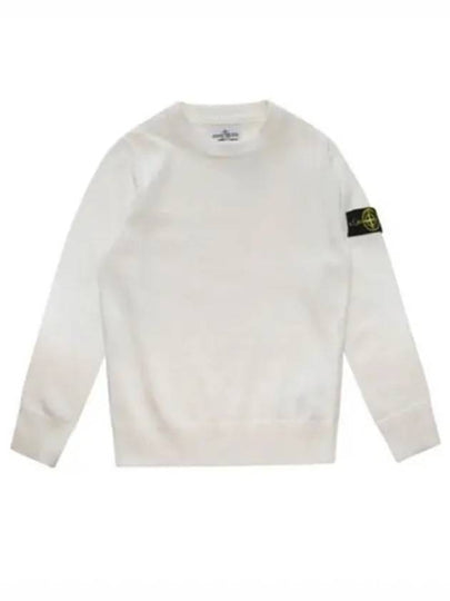 Kids Motif Wappen Knit Top White - STONE ISLAND - BALAAN 2