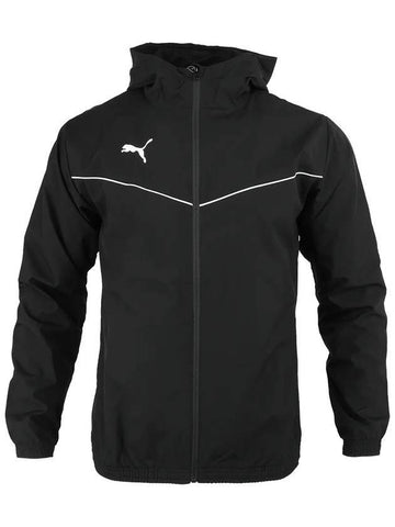 Team Rise All Weather Zip Up Hoodie Black - PUMA - BALAAN 1