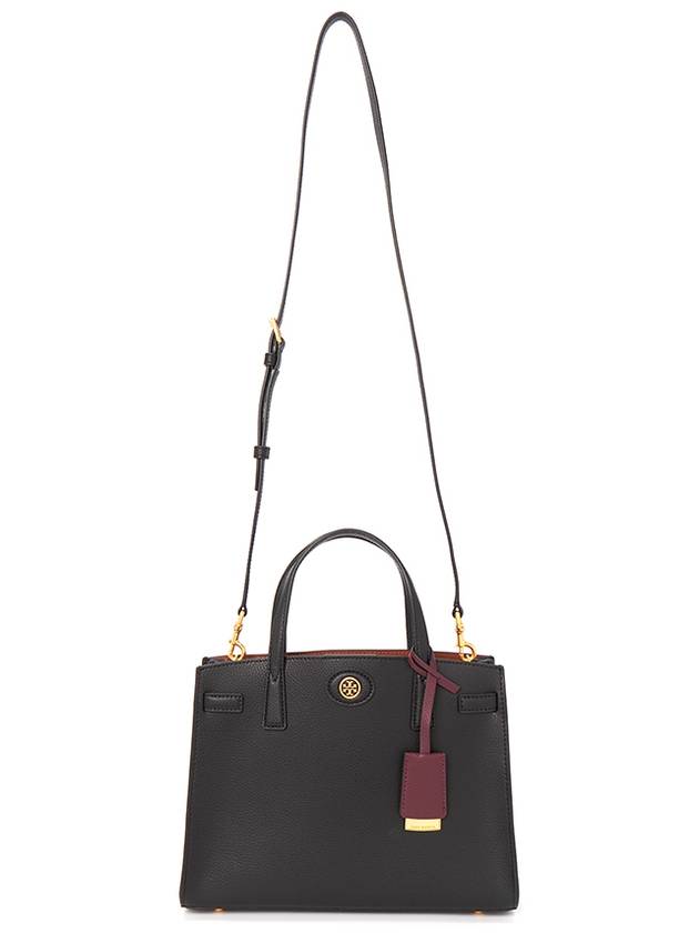 Robinson Small Tote Bag Black - TORY BURCH - BALAAN 8