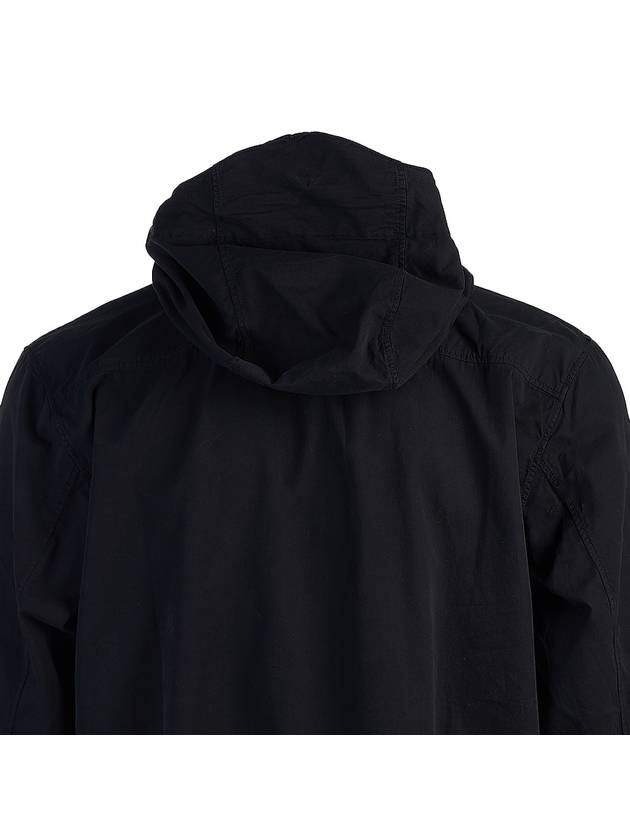 Gabardine Lens Long Sleeve Anorak Black - CP COMPANY - BALAAN 6