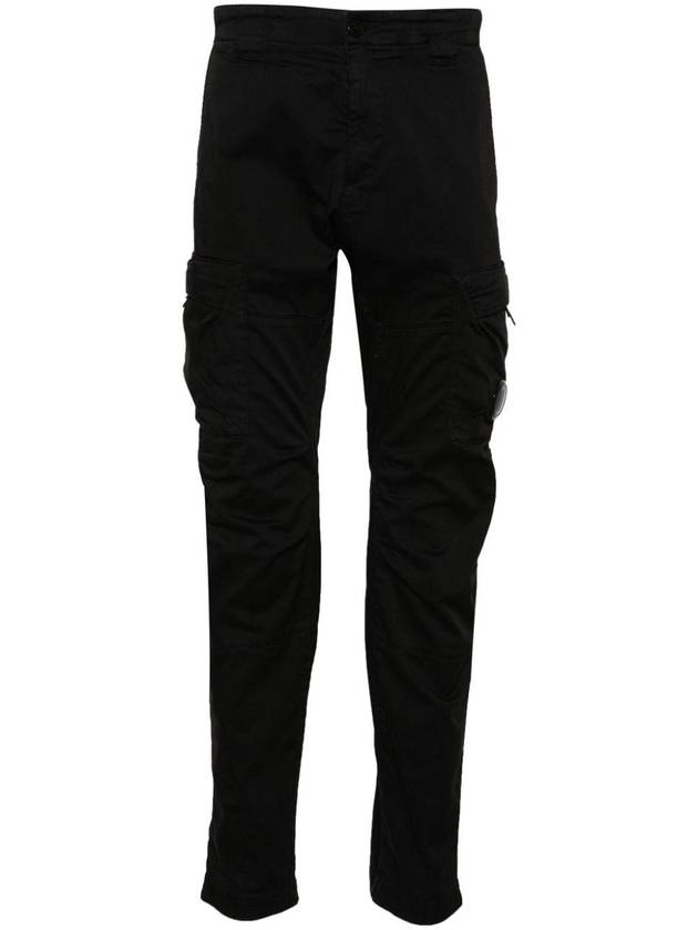 Lens Detail Cargo Straight Pants Black - CP COMPANY - BALAAN 2