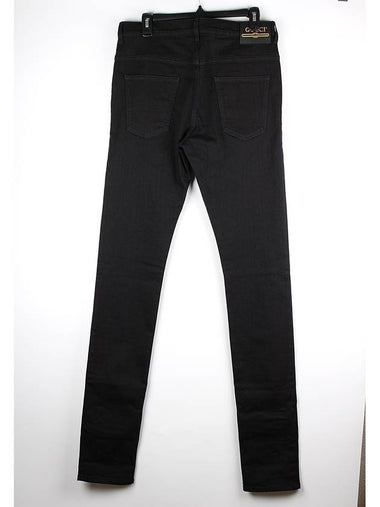 Men s Black Denim Pants 544678 - GUCCI - BALAAN 1