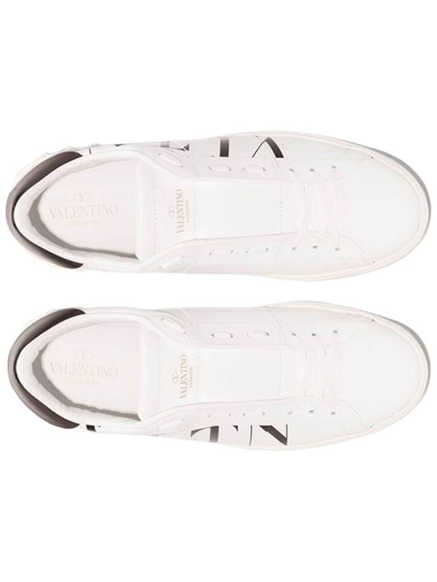 VLTN Leather Low Top Sneakers White - VALENTINO - BALAAN 3