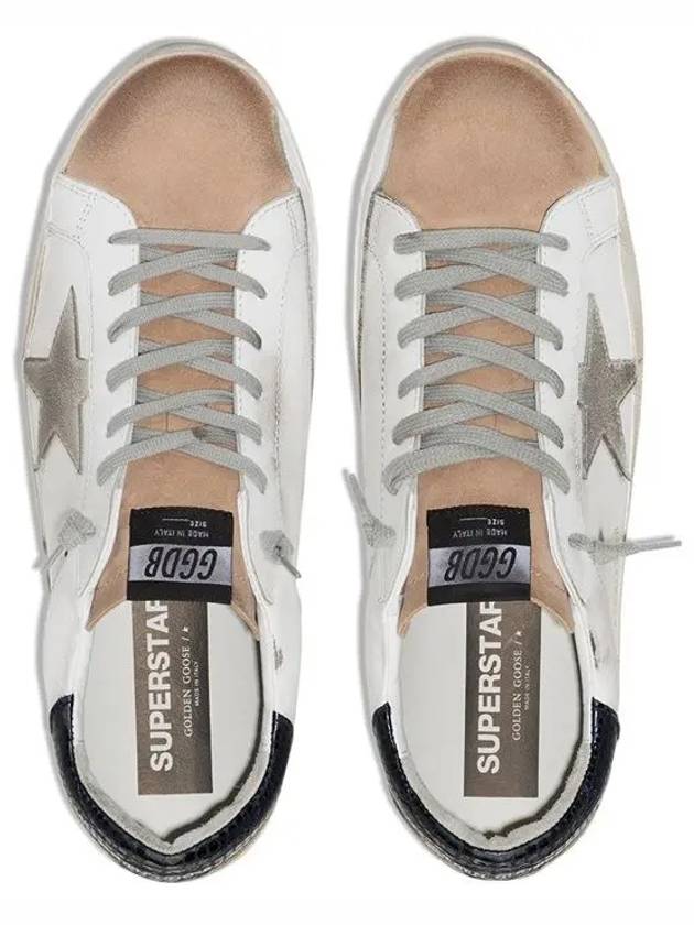 Superstar Star Leather Low Top Sneakers Brown White - GOLDEN GOOSE - BALAAN 9