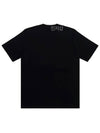 T Just Doval PJ Oval D Patch Short Sleeve T Shirt Black - DIESEL - BALAAN 4