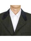 Classic Chesterfield Oversized Single Coat Green - THOM BROWNE - BALAAN 8