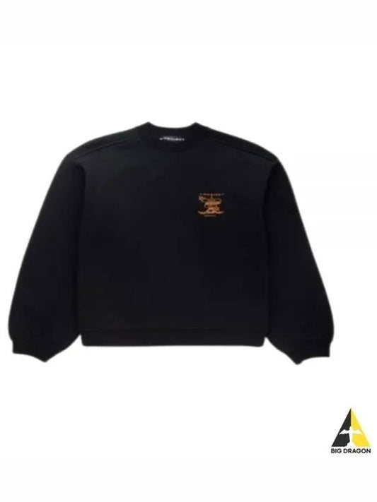 YPROJECT PARIS BEST EMBROIDERED SWEATSHIRT SWEAT52S25 BLACK embroidery - Y/PROJECT - BALAAN 1