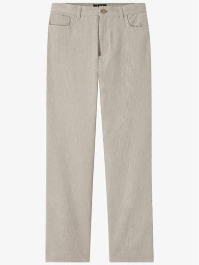 New Sailor Cropped Corduroy Straight Pants Putty - A.P.C. - BALAAN 2