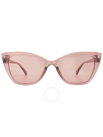 Calvin Klein Pink Cat Eye Ladies Sunglasses CK22551S 674 55 - CALVIN KLEIN - BALAAN 1