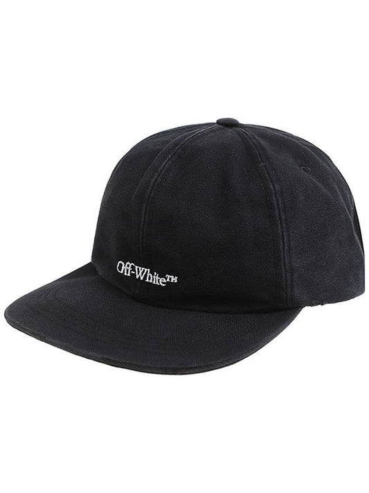 logo embroidery ball cap black - OFF WHITE - BALAAN 2