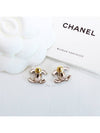 CC Logo Stone Pearl Earrings Gold - CHANEL - BALAAN 6