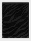 Logo Tiger Print Cotton Jacquard Beach Towel Black - CELINE - BALAAN 1