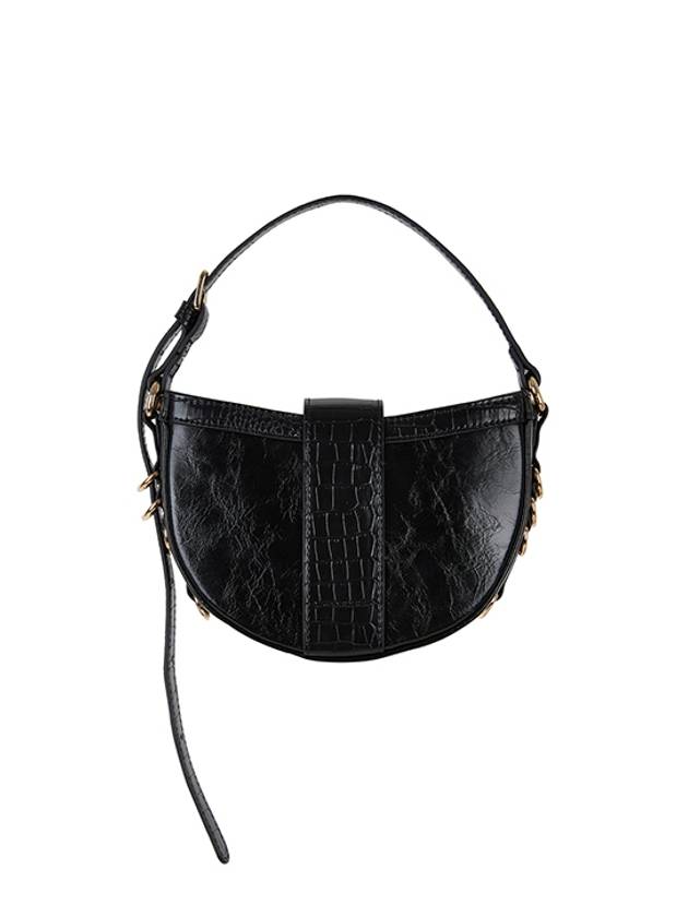 Women's Shoulder Bag HALF B BLACK - PLAYNOMORE - BALAAN 4