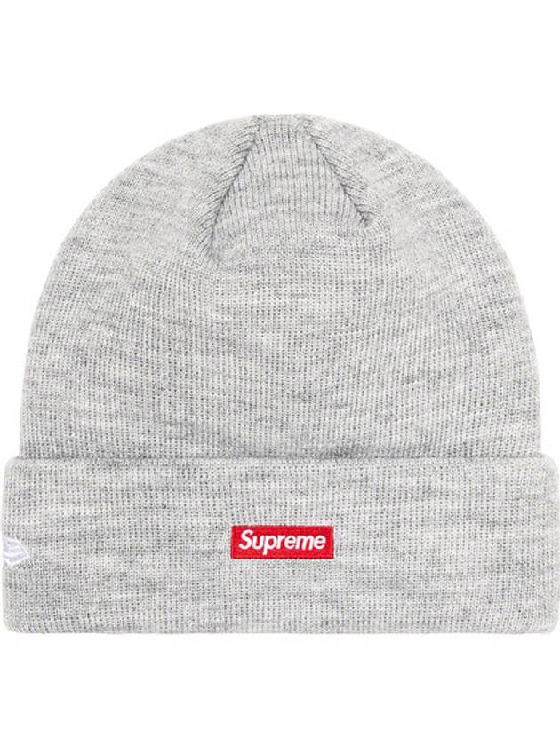 New Era S Logo Beanie Heather Gray - SUPREME - BALAAN 2