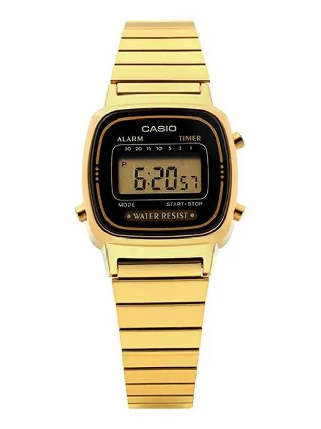 Vintage Digital Metal Watch Gold - CASIO - BALAAN 3