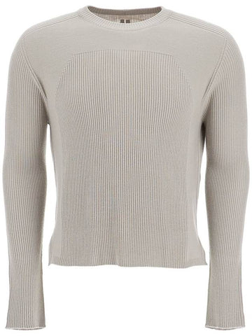 'ribbed wool geo pullover swe - RICK OWENS - BALAAN 1