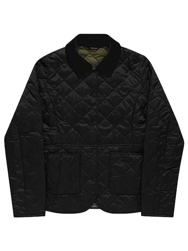 Deveron Quilting Jacket Olive Black - BARBOUR - BALAAN 2