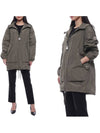 Melia Parka Sage Green - MONCLER - BALAAN 3