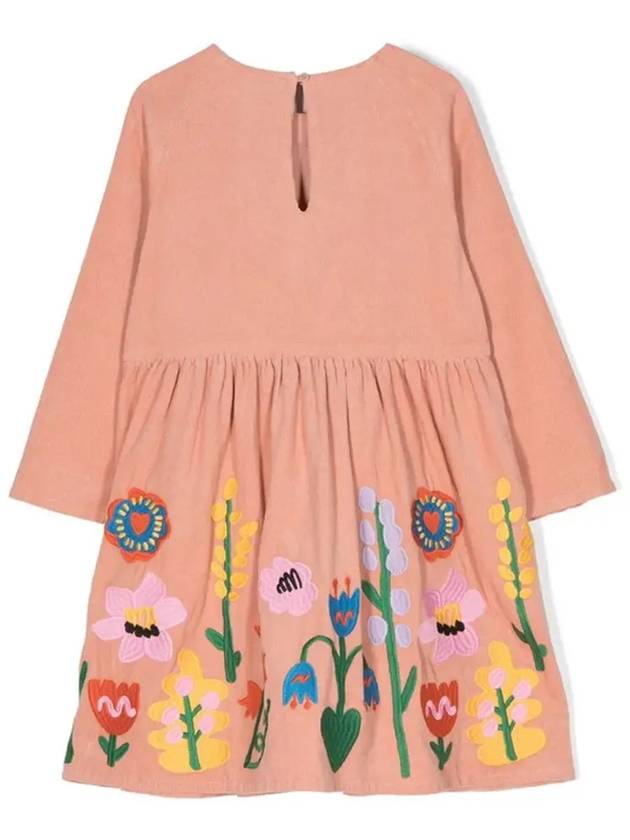 Kids Flower Logo Embroidery Dress TT1C10 Z0523 512 - STELLA MCCARTNEY - BALAAN 3