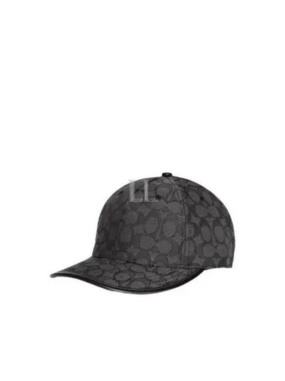 Signature Jacquard Ball Cap Grey - COACH - BALAAN 2