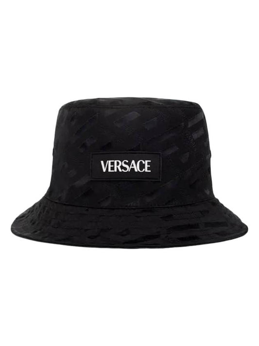 logo jacquard bucket hat - VERSACE - BALAAN 1