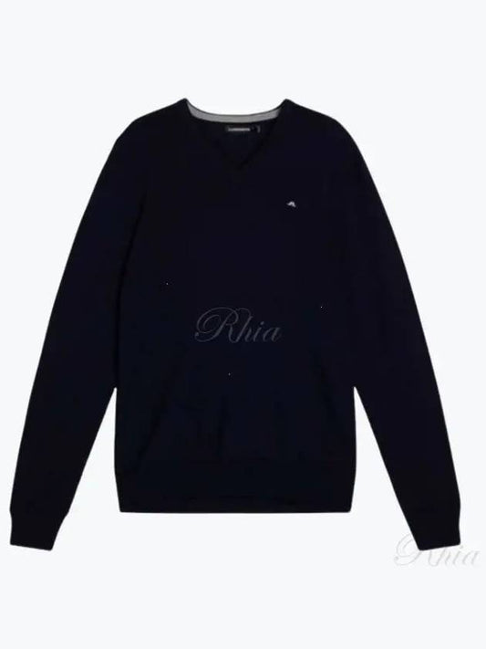 Lymann Merino V-Neck Knit Top Navy - J.LINDEBERG - BALAAN 2