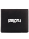 logo print bifold wallet black - BALENCIAGA - BALAAN.