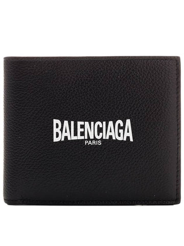 logo print bifold wallet black - BALENCIAGA - BALAAN.