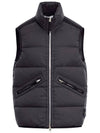 Seamless Tunnel Nylon Down Vest Black - STONE ISLAND - BALAAN 2