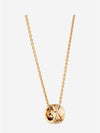 Coco Crush Quilted Motif 18K Necklace Gold - CHANEL - BALAAN 3