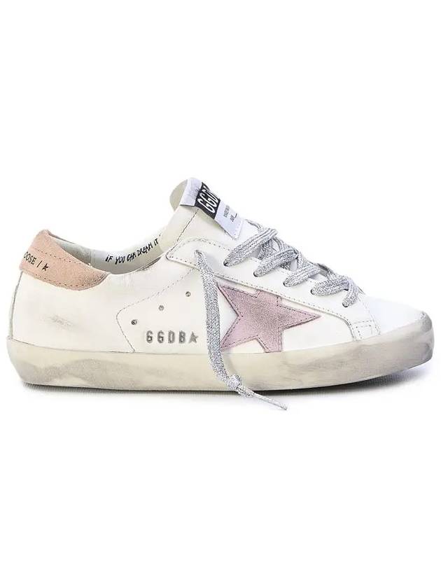 Superstar Low Top Sneakers White Pink - GOLDEN GOOSE - BALAAN 3