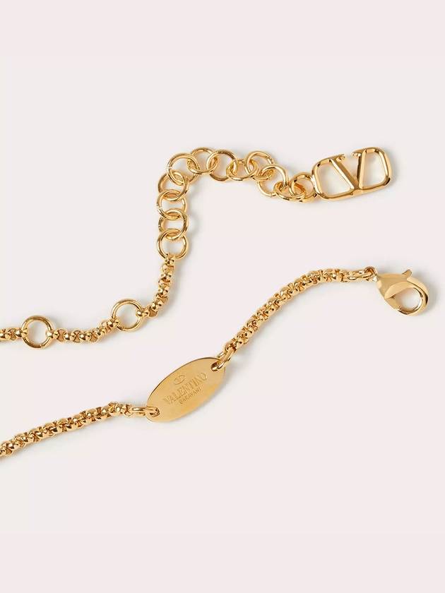 V Logo Signature Chain Bracelet Gold - VALENTINO - BALAAN 5