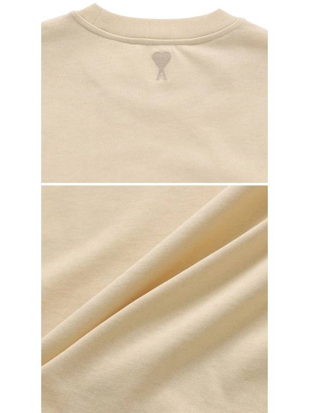 Alexandre Mattiussi Long Sleeve T-Shirt Beige - AMI - BALAAN 4