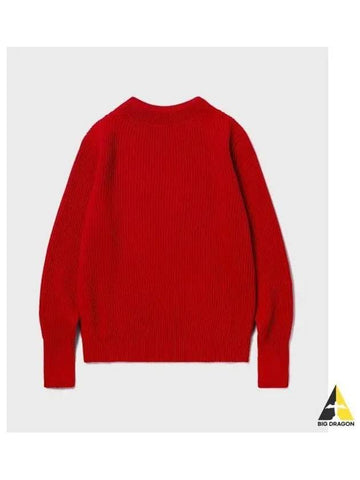 ANDERSEN Navy Crew Neck Red - ANDERSEN-ANDERSEN - BALAAN 1