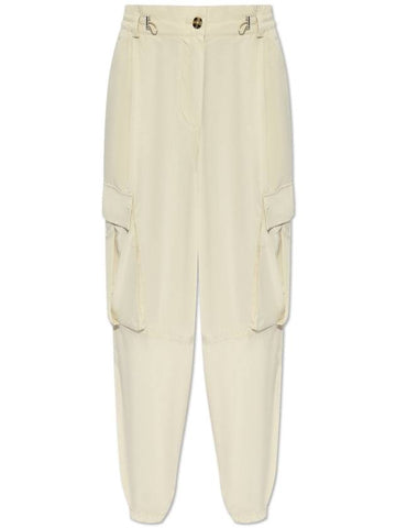 HERSKIND ‘Edwin’ Cargo Trousers, Women's, Cream - BIRGITTE HERSKIND - BALAAN 1