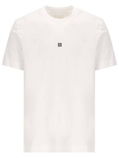 4G Logo Cotton Short Sleeve T-shirt White - GIVENCHY - BALAAN 2