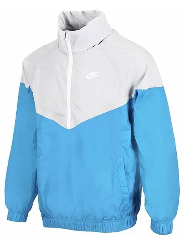 Sportswear Windrunner Unlined Woven Anorak Blue - NIKE - BALAAN 3