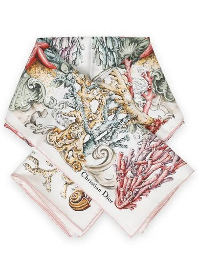 Cabinet de la Mer 90 Square Silk Scarf - DIOR - BALAAN 2